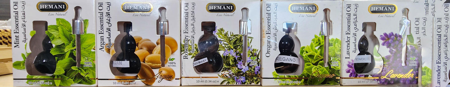 100% Essential Oil Set - 5 pcs (5x10ml)