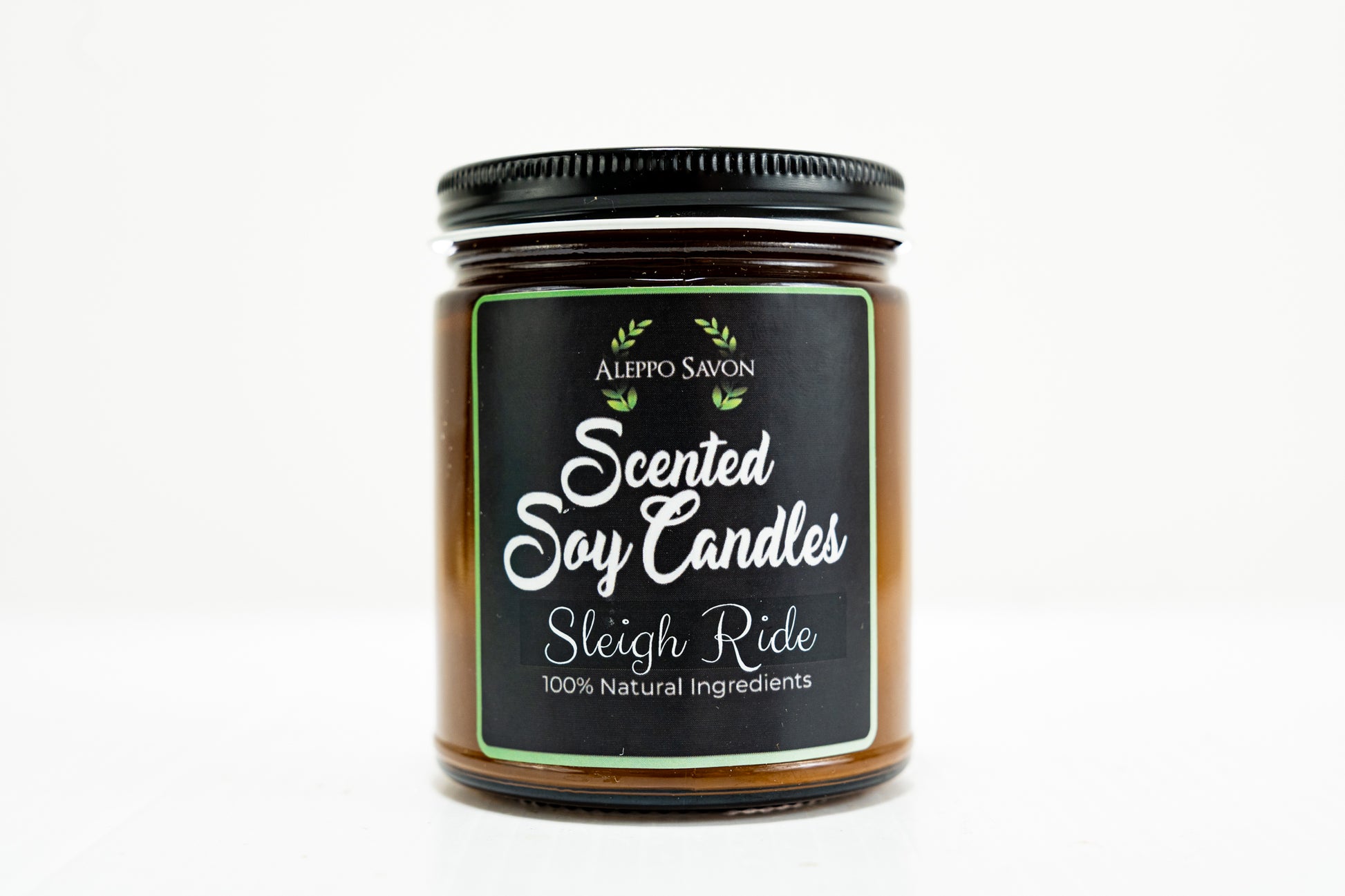 Scented Soy Candle - Sleigh Ride - Alepposavon