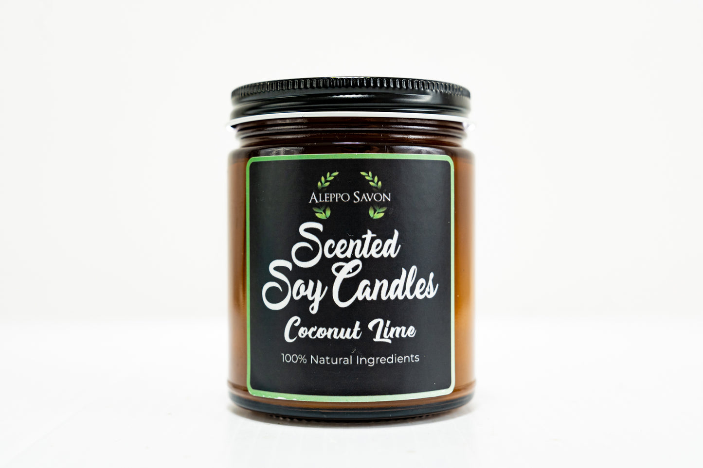 Scented Soy Candle - Coconut Lime - Alepposavon