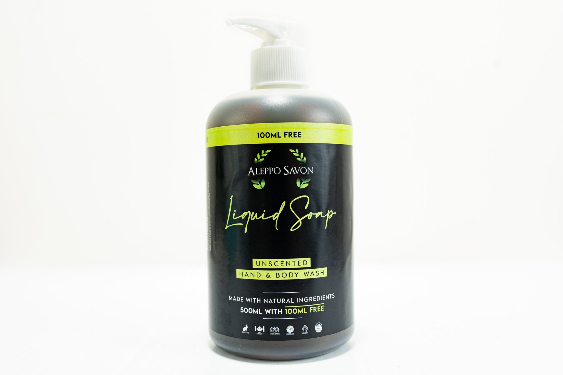 Unscented Liquid Soap - Hand and Body Wash - Alepposavon