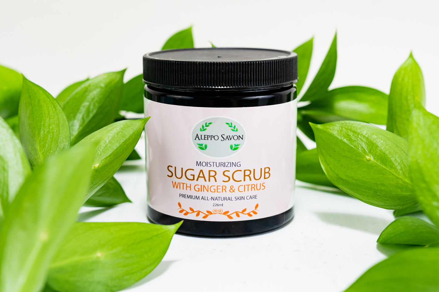 SUGAR SCRUB WITH GINGER AND CITRUS 226ml - Alepposavon
