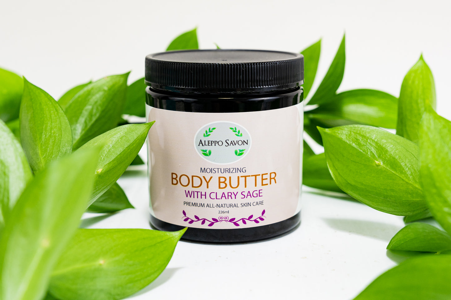 BODY BUTTER WITH CLARY SAGE 226ml - Alepposavon