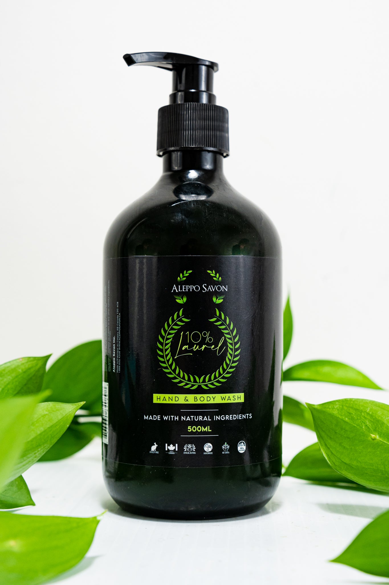 10% Laurel Liquid Soap - Hand and Body Wash - Alepposavon