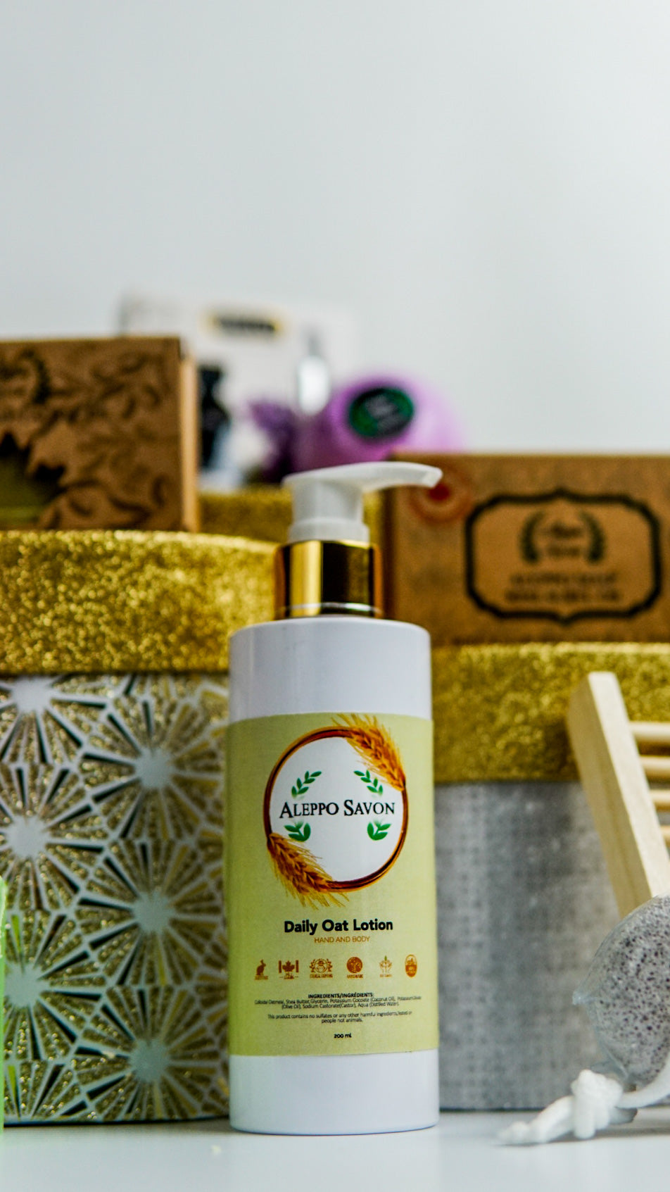 Premium Daily Oat Lotion - Unscented - Alepposavon