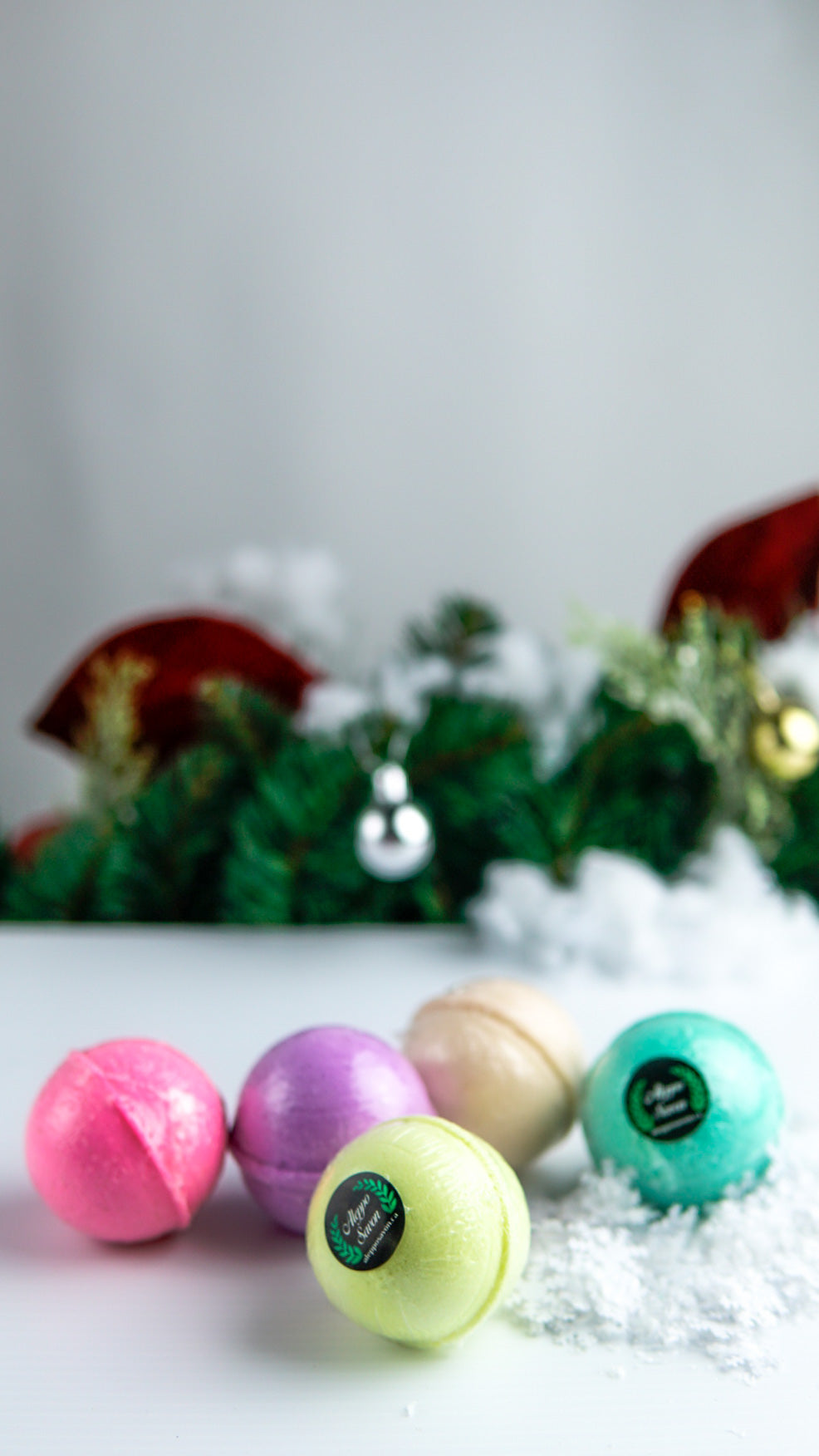 Bath Bombs Gift Set - 4 pcs - Alepposavon