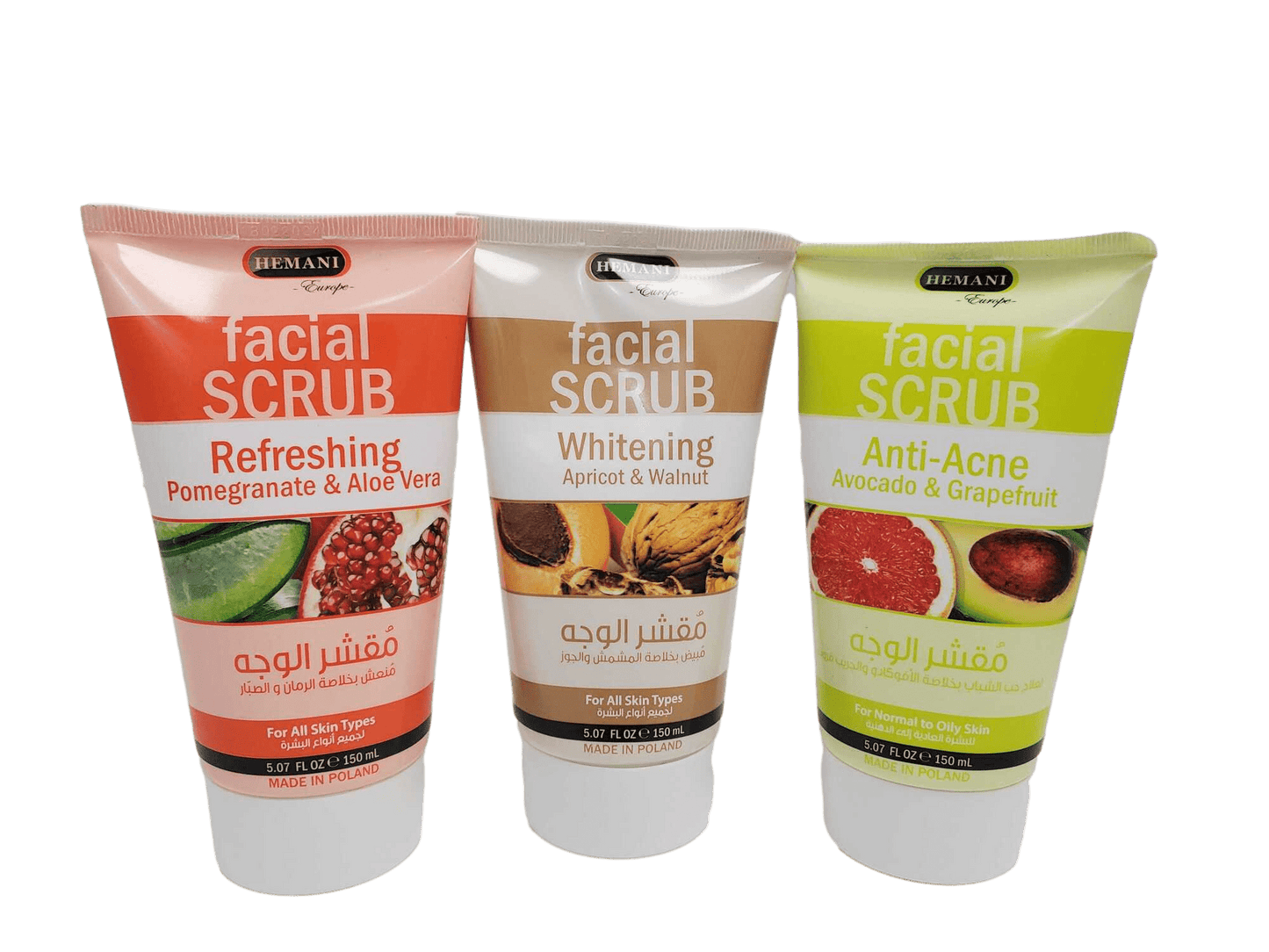 Facial Scrub Anti-Acne Avocado and Grapefruit