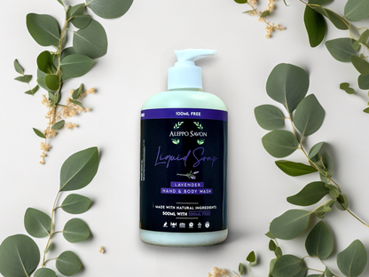 Lavender Liquid Soap - Hand and Body Wash