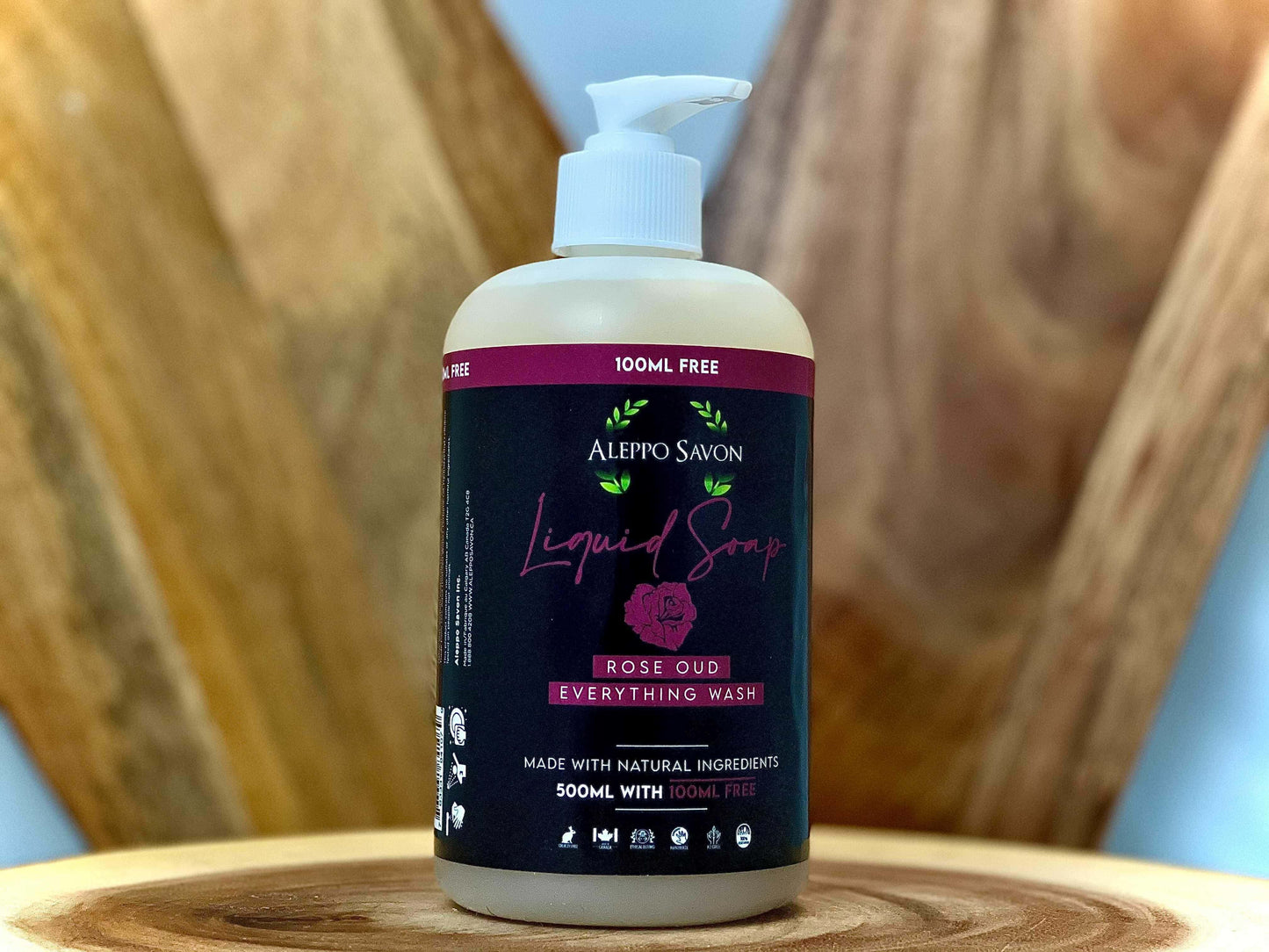 Rose Oud Liquid Soap - Hand and Body Wash