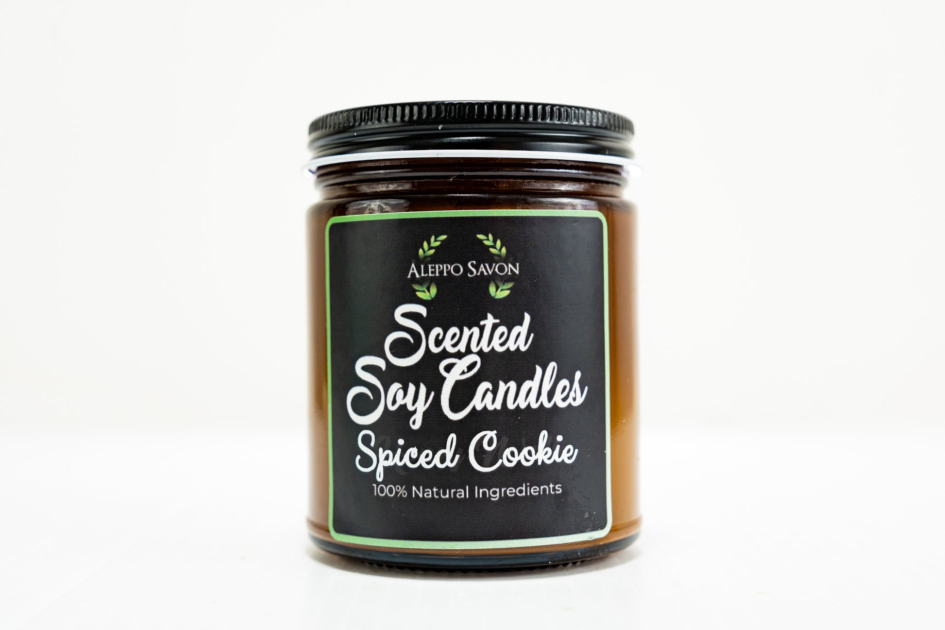 Scented Soy Candle - Spiced Cookie - Alepposavon