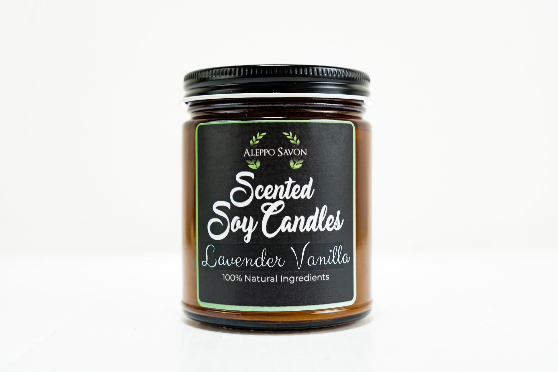 Scented Soy Candle - Lavender Vanilla - Alepposavon