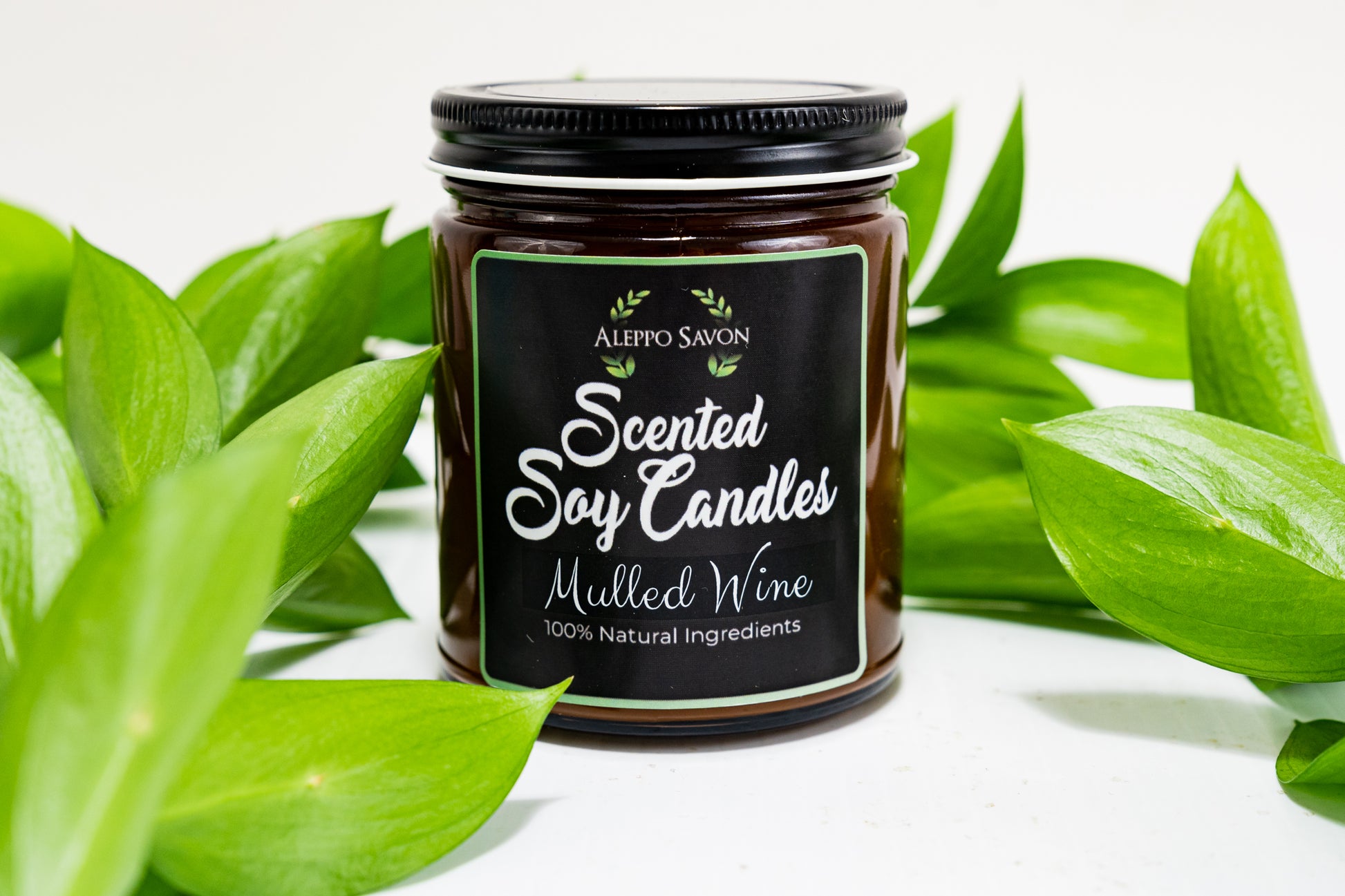 Scented Soy Candle - Mulled Wine - Alepposavon