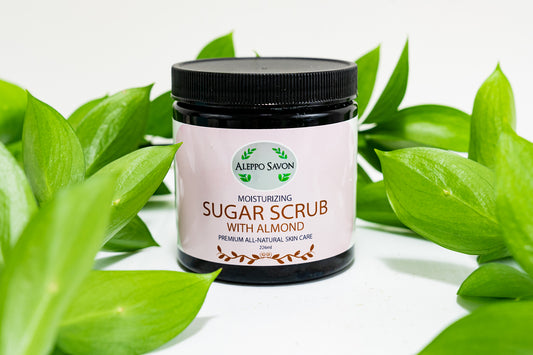 SUGAR SCRUB WITH ALMOND 226ml - Alepposavon